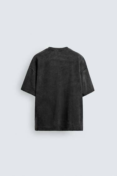 SWEAT IMPRIMÉ COMBINÉ - Anthracite foncé de Zara - Image 7