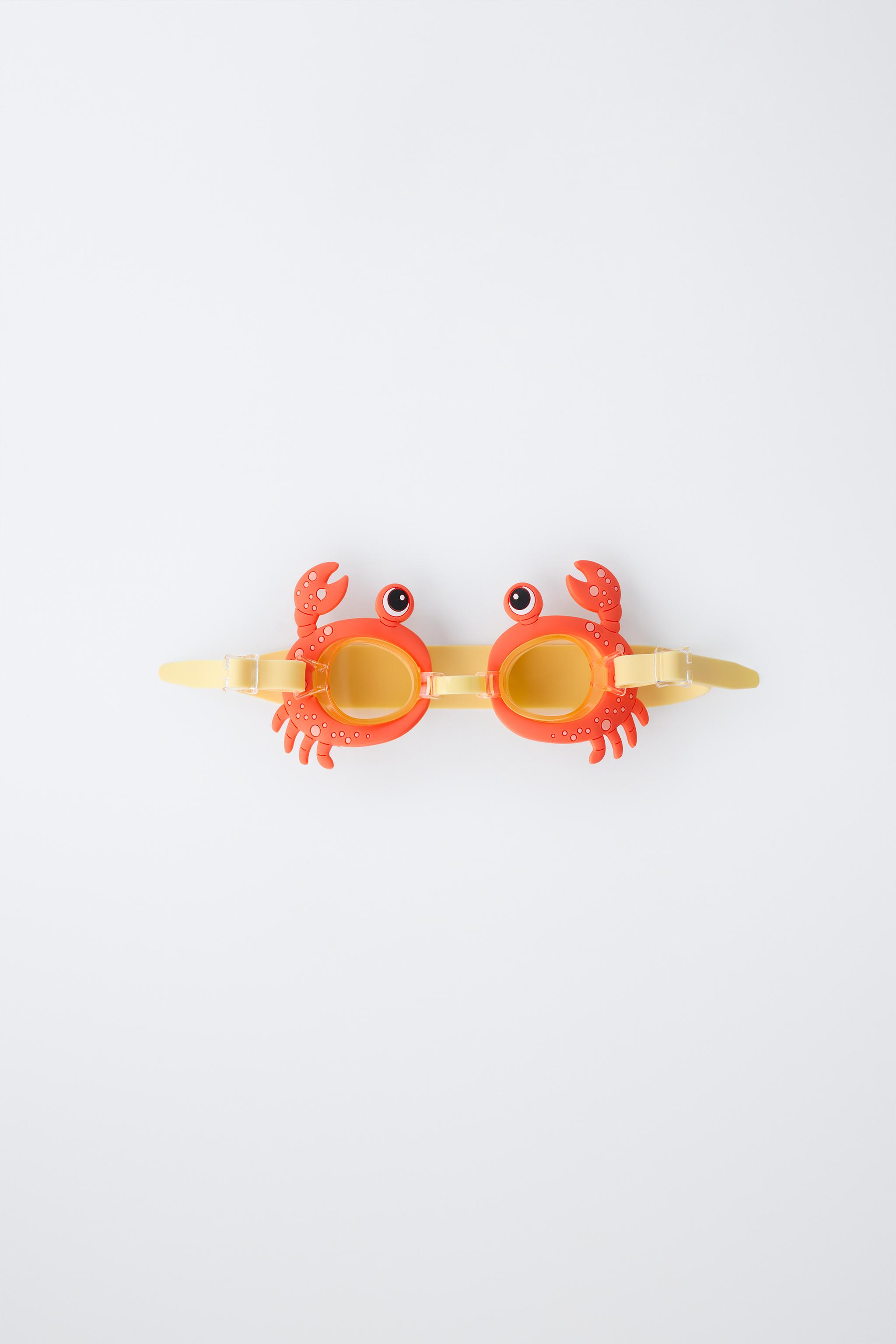 CRAB SWIMMING GOGGLES — Orange