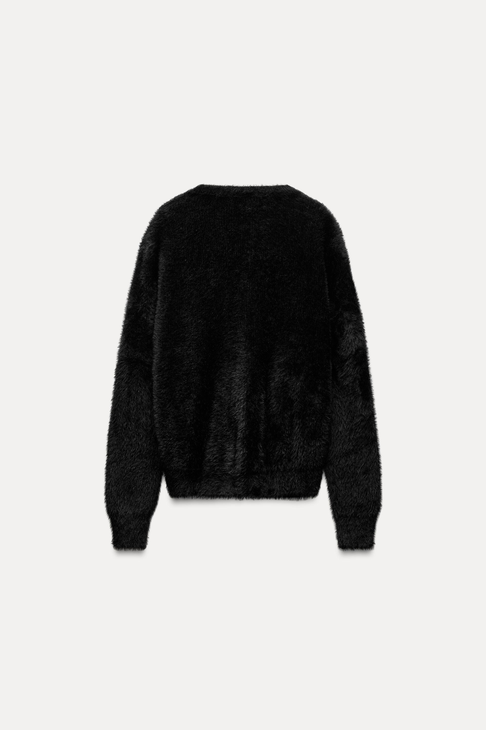 Faux fur sweater zara best sale