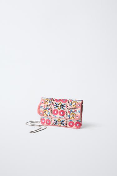 SAC BANDOULIÈRE MIROIRS - Blanc écru de Zara - Image 1