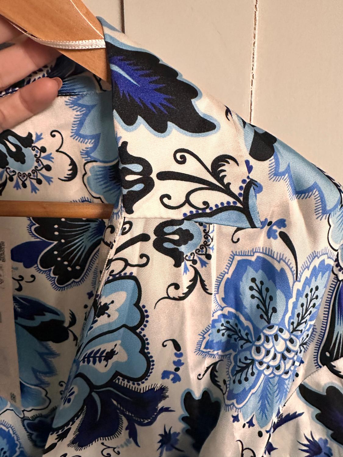 CROSSOVER DRESS WITH FLORAL PRINT - Image 7