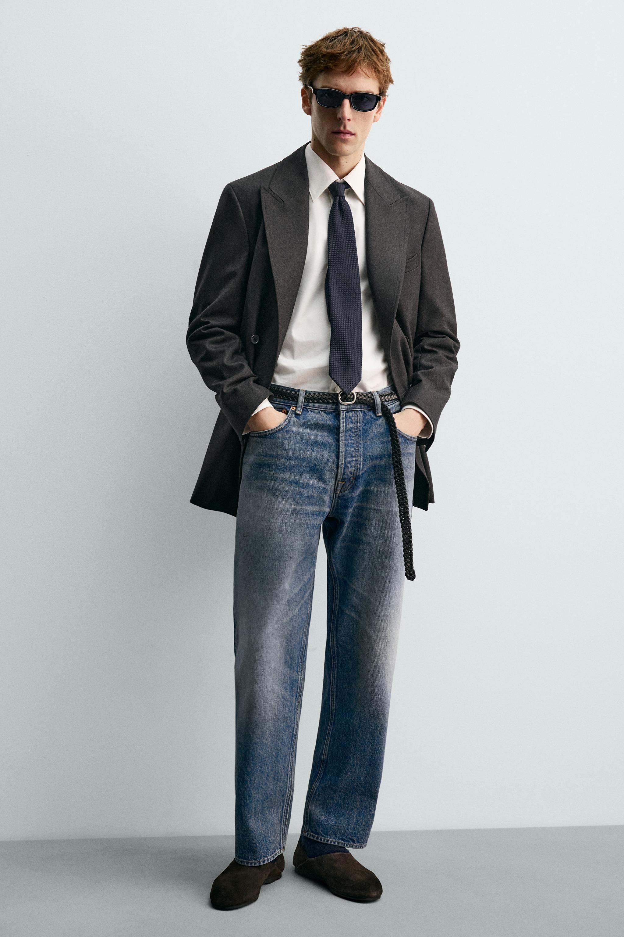 LEATHER SHOES WITH VIBRAM® SOLE AARON LEVINE X ZARA - Brown | ZARA