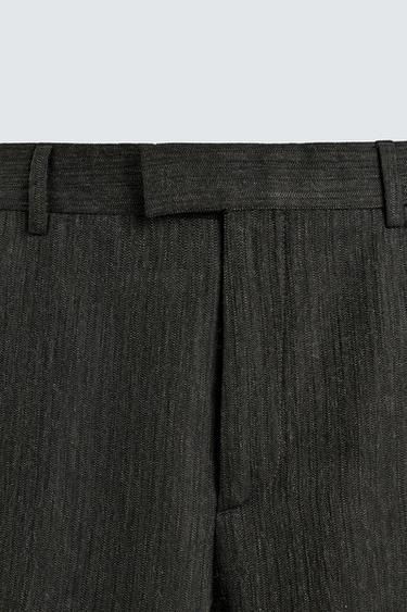 LIMITED EDITION FLARED FIT TROUSERS - Greenish by Zara - Image 7