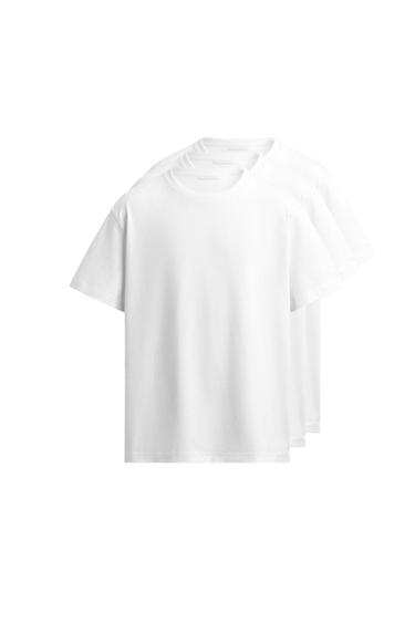 MEDIUM WEIGHT KAMISETA BASIKOEN 3KO PACKA - Zuria, Zara-rena