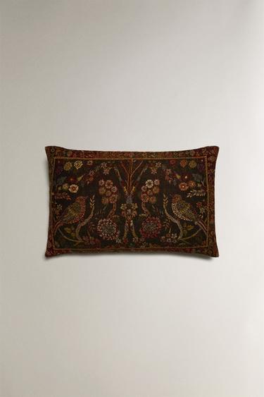 HOUSSE DE COUSSIN OISEAUX - Bleu de Zara - Image 2
