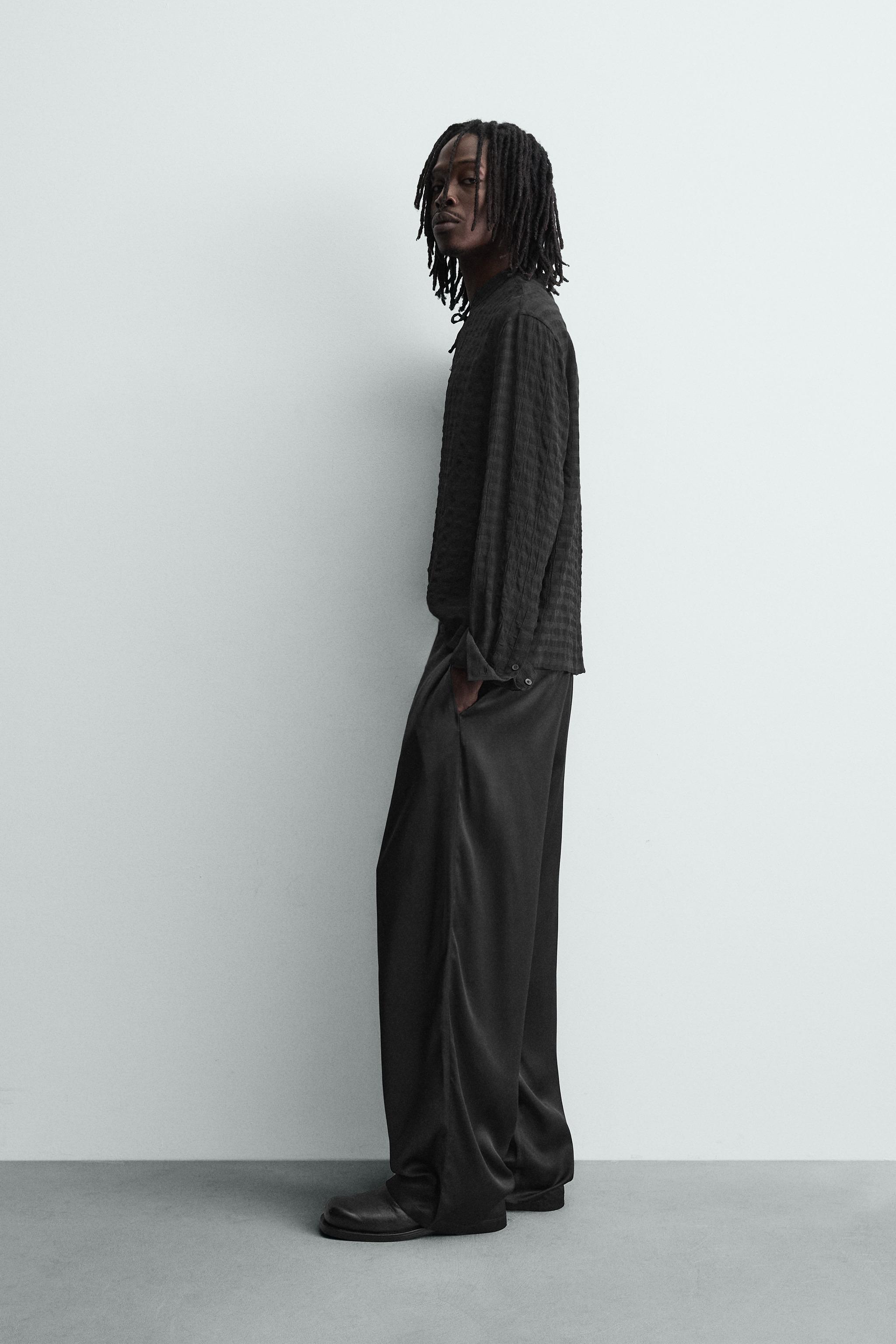 PANTALON JOGGING FLUIDE À TAILLE ÉLASTIQUE