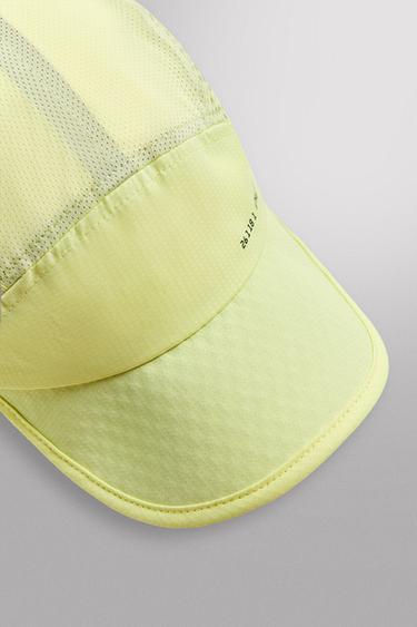 PERFORATED TECHNICAL CAP - Light lime green by Zara - Image 5