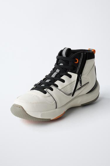BASKETS MONTANTES SPORTIVES - Blanc de Zara - Image 2