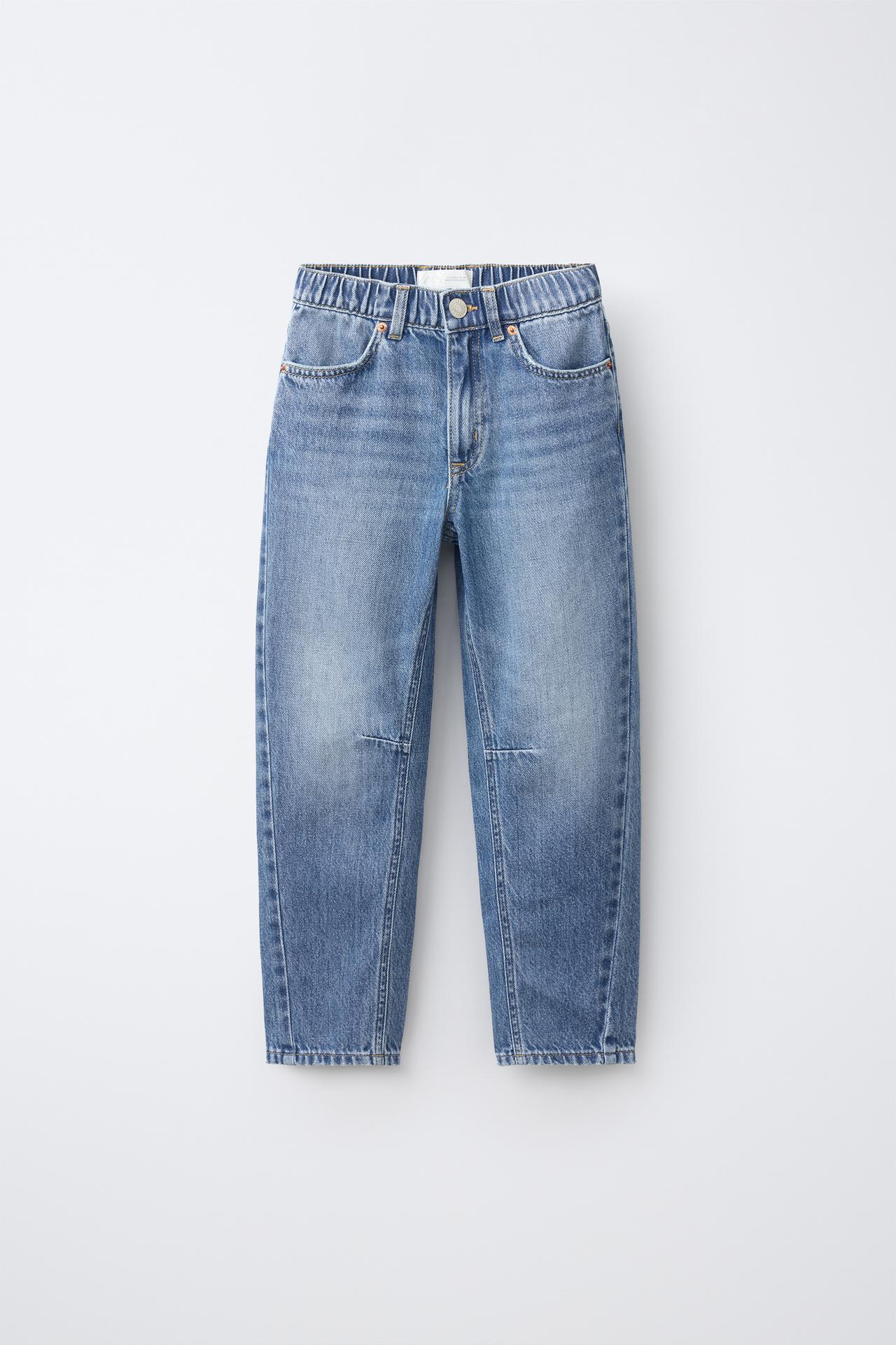 BAGGY JEANS — Mid-blue