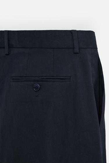 PANTALON DE COSTUME ÉDITION LIMITÉE - Bleu marine de Zara - Image 7