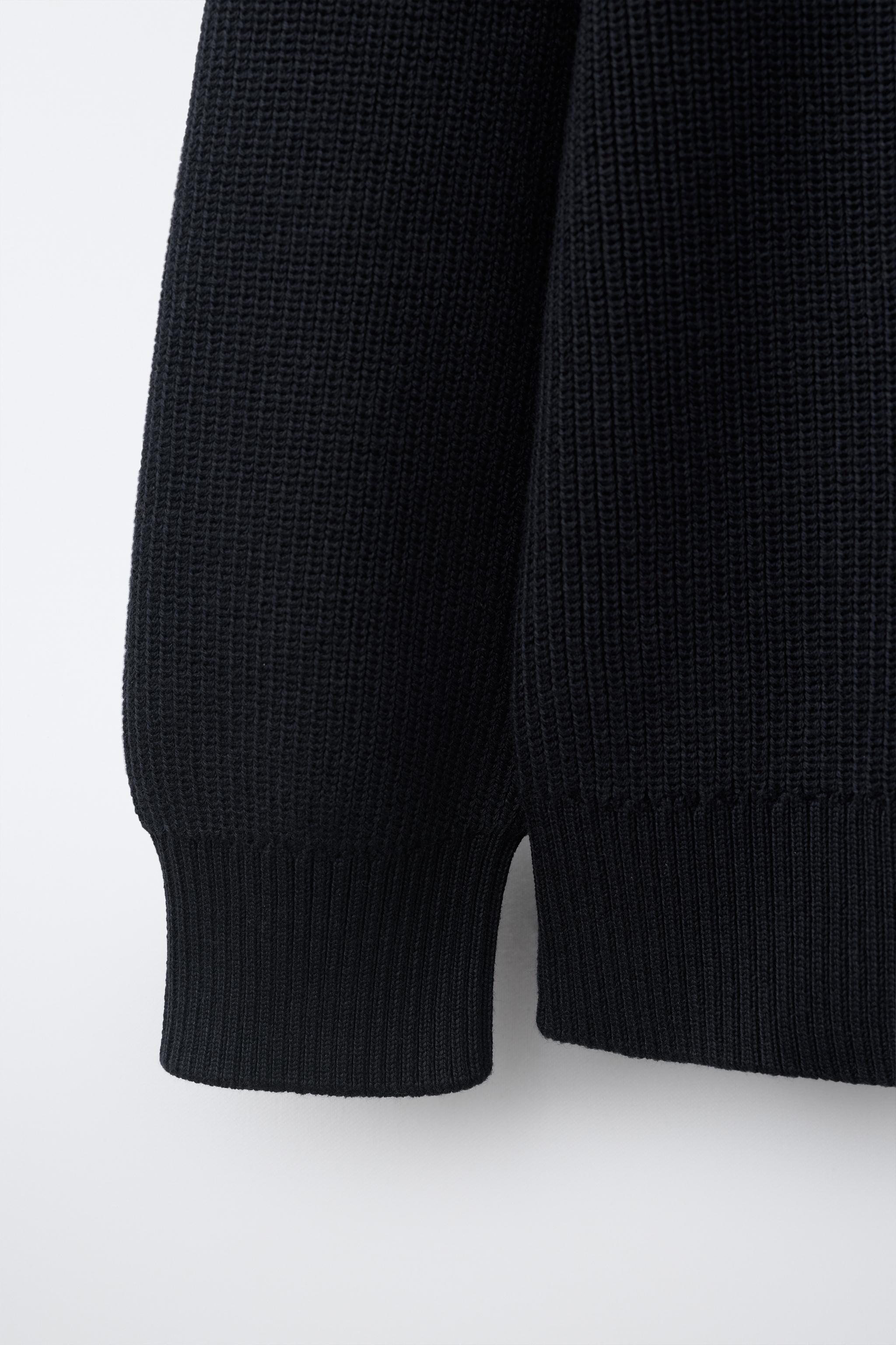 Детские свитеры Zara STRIPED PURL KNIT JUMPER — фото 5