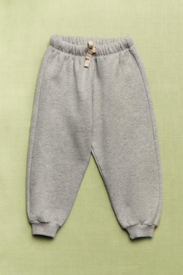 CHILDREN’S PLUSH TROUSERS - Grey marl by Zara - Image 5