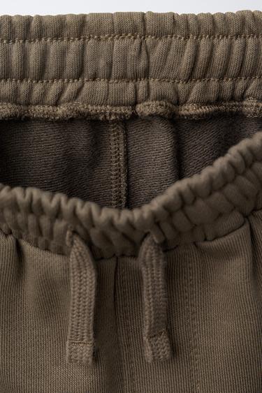 HOODIE AND LABEL JOGGERS SET - Brown by Zara - Image 7