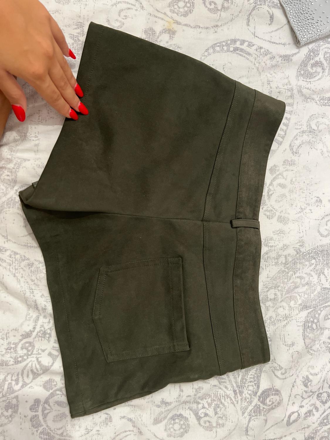 SUEDE EFFECT MINI SHORTS - Image 2