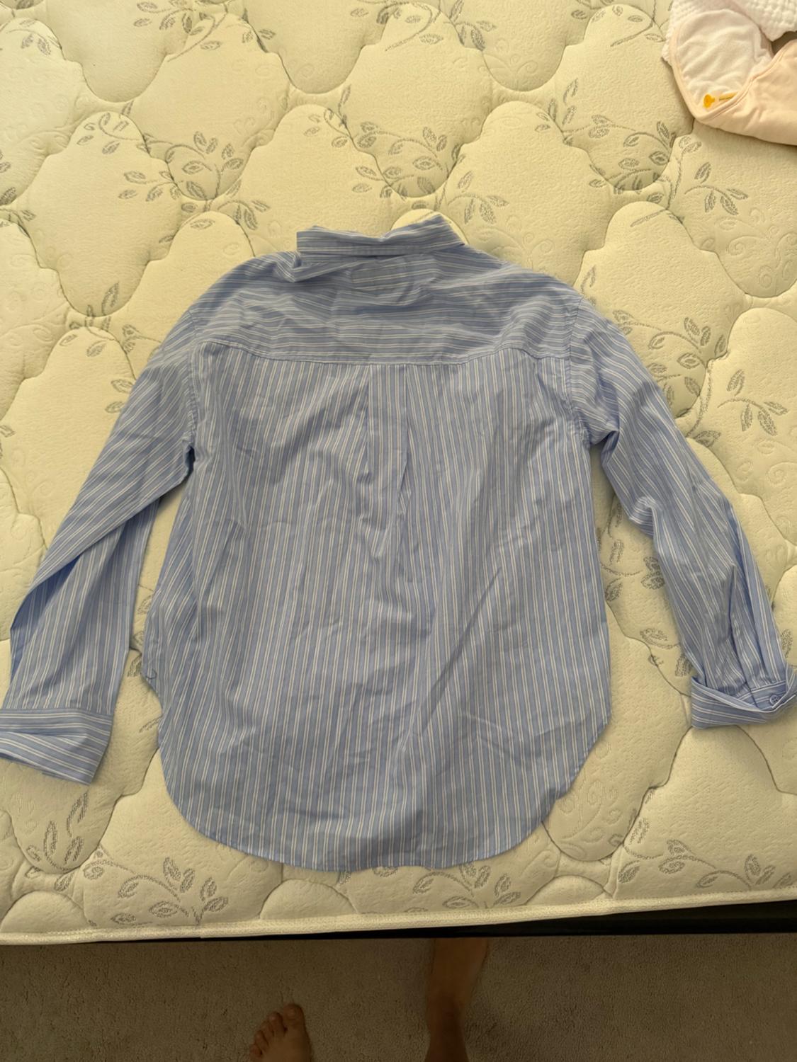 STRIPED SHIRT AND RIB TOP - Image 4