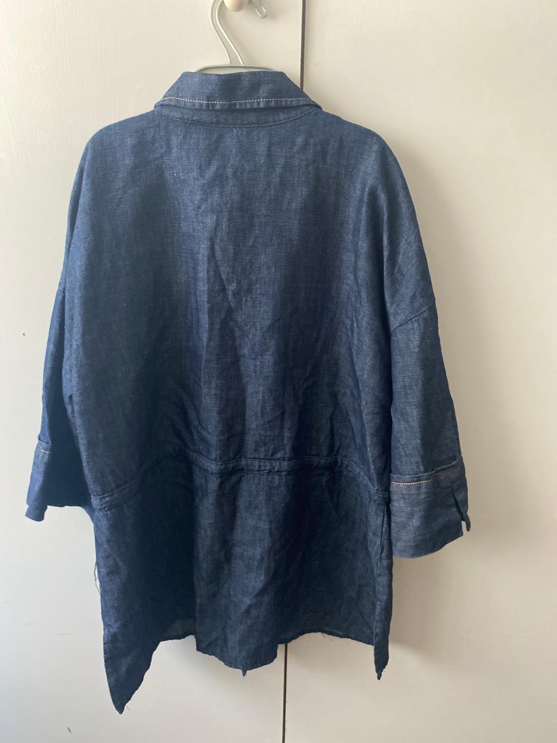 LINEN BLEND SAFARI SHIRT - Image 5