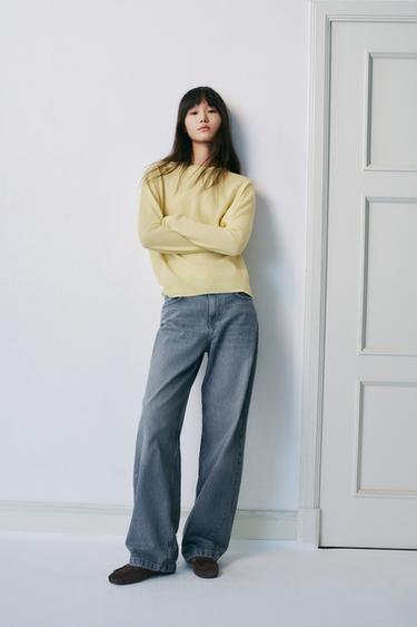 BAGGY MID-WAIST JEANS - Indigo by Zara - Image 0