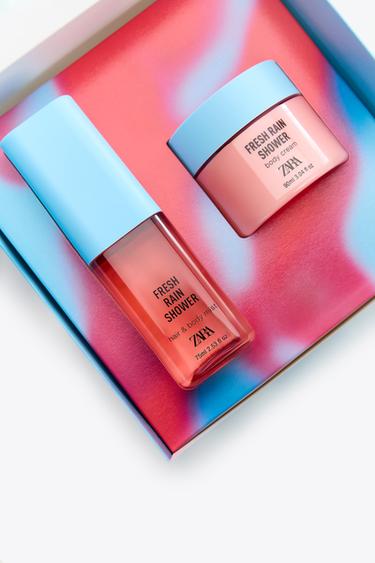 FRESH RAIN SHOWER HAIR & BODY MIST 75ML (2. 54 FL.OZ) + CRÈME CORPS 90ML (3.04FL.OZ). -  de Zara - Image 1