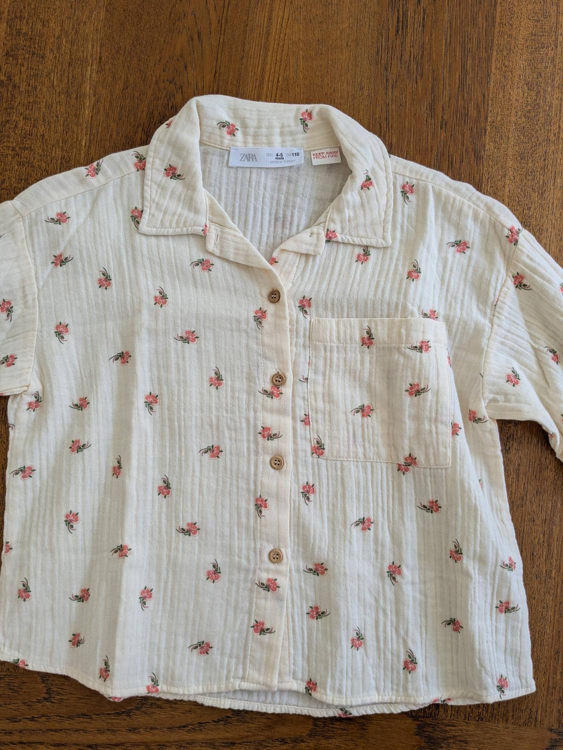 FLORAL COTTON BLOUSE. - Image 2