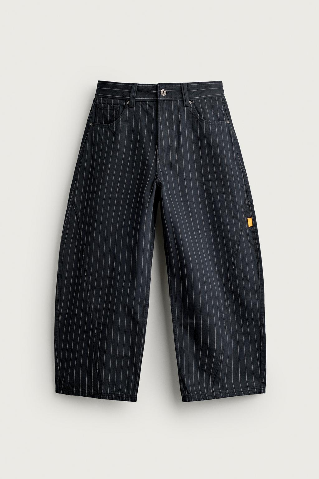 BALLOON FIT pinstripe TROUSERS