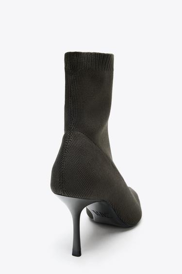 BOTTINES EN TISSU - Gris de Zara - Image 5