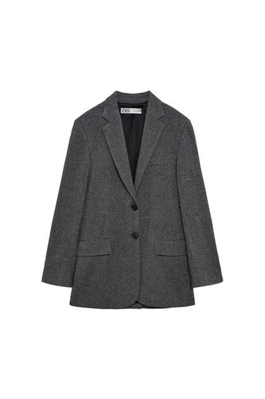 WOOL BLEND BLAZER WITH POCKETS