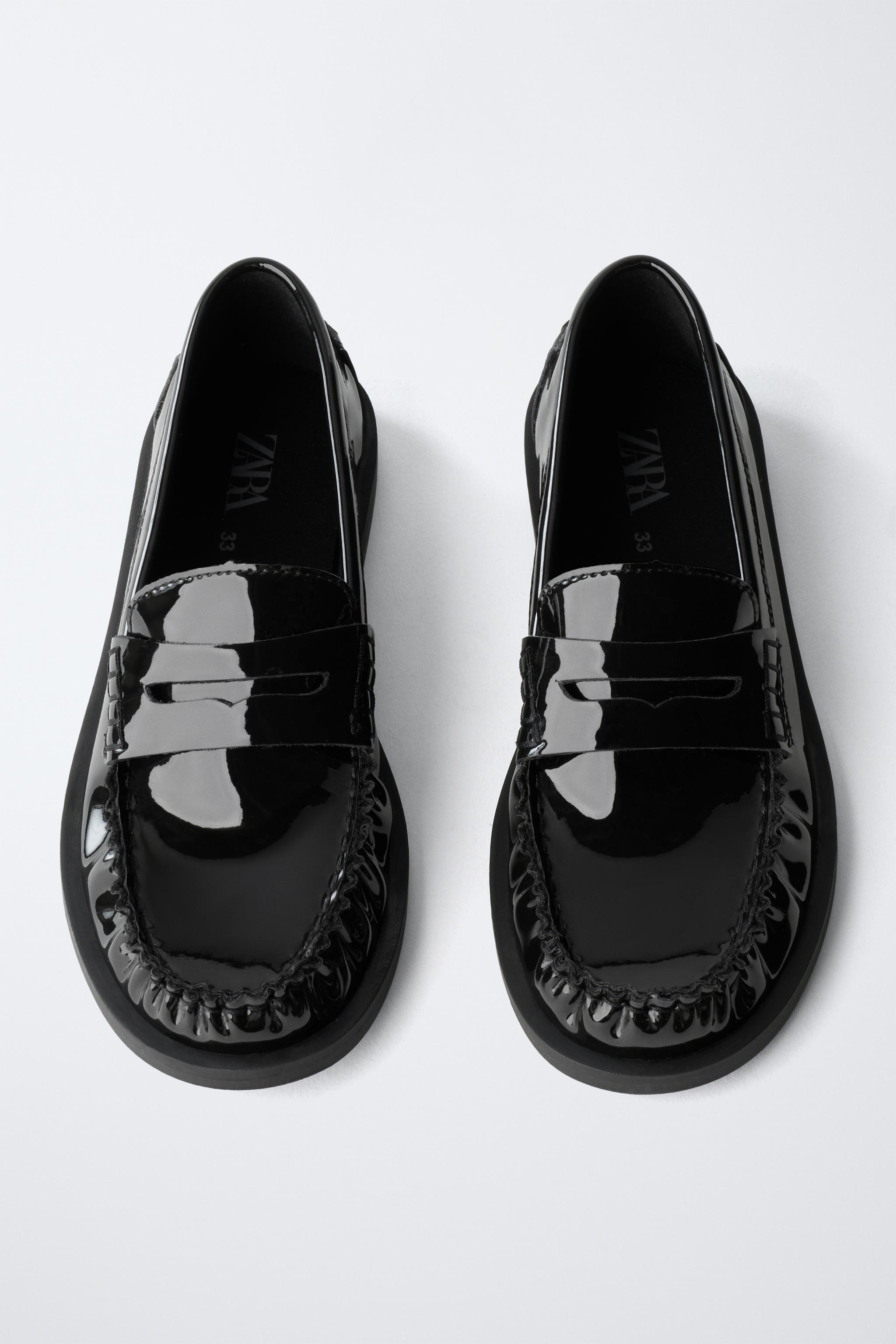 PATENT LEATHER LOAFERS