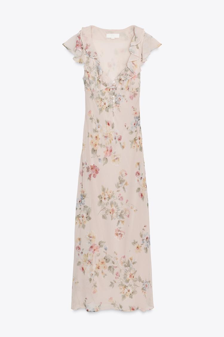 FLORAL MIDI DRESS