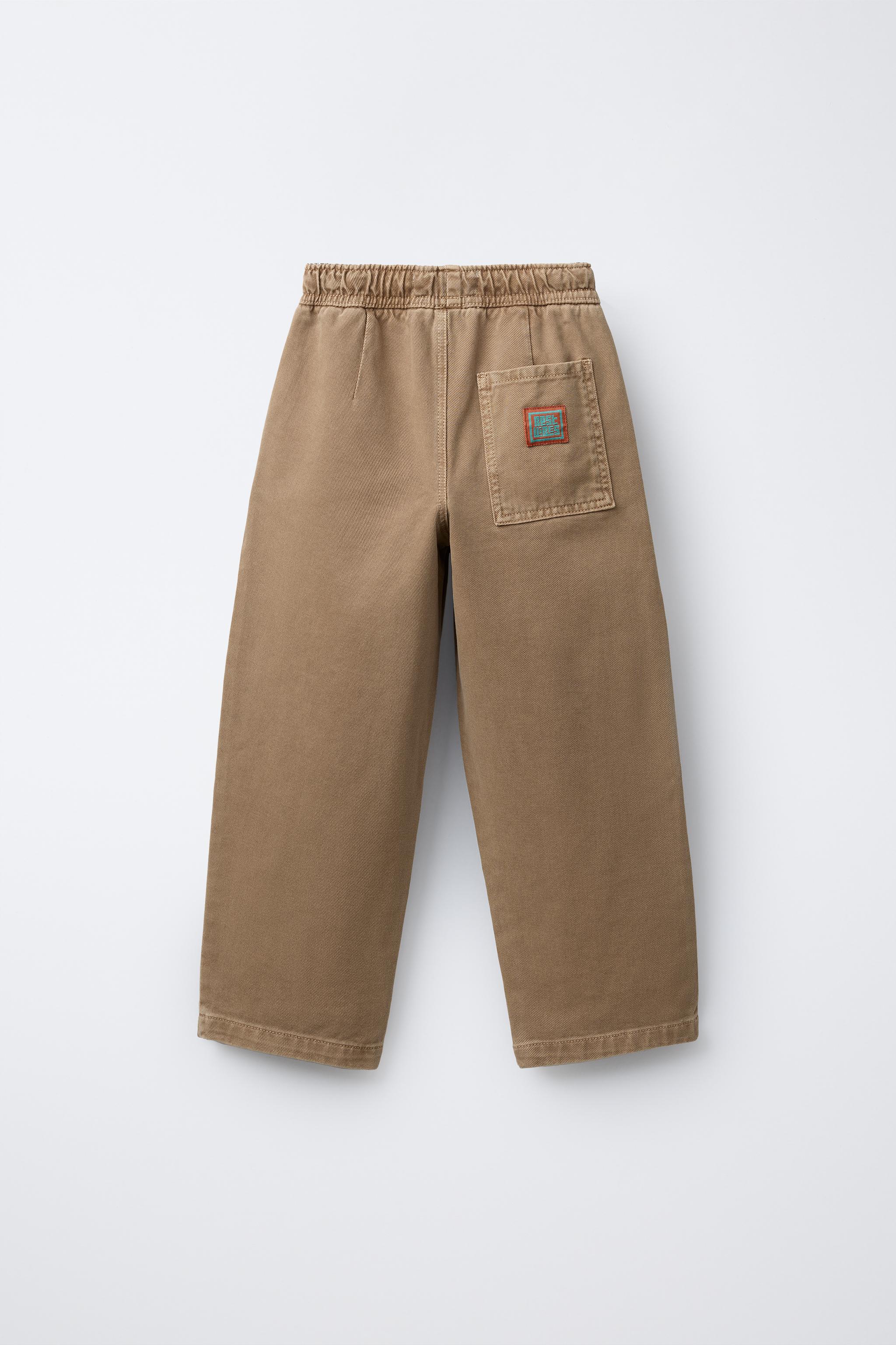 BALLOON PANTS WITH SEAMS - Light camel | ZARA United States