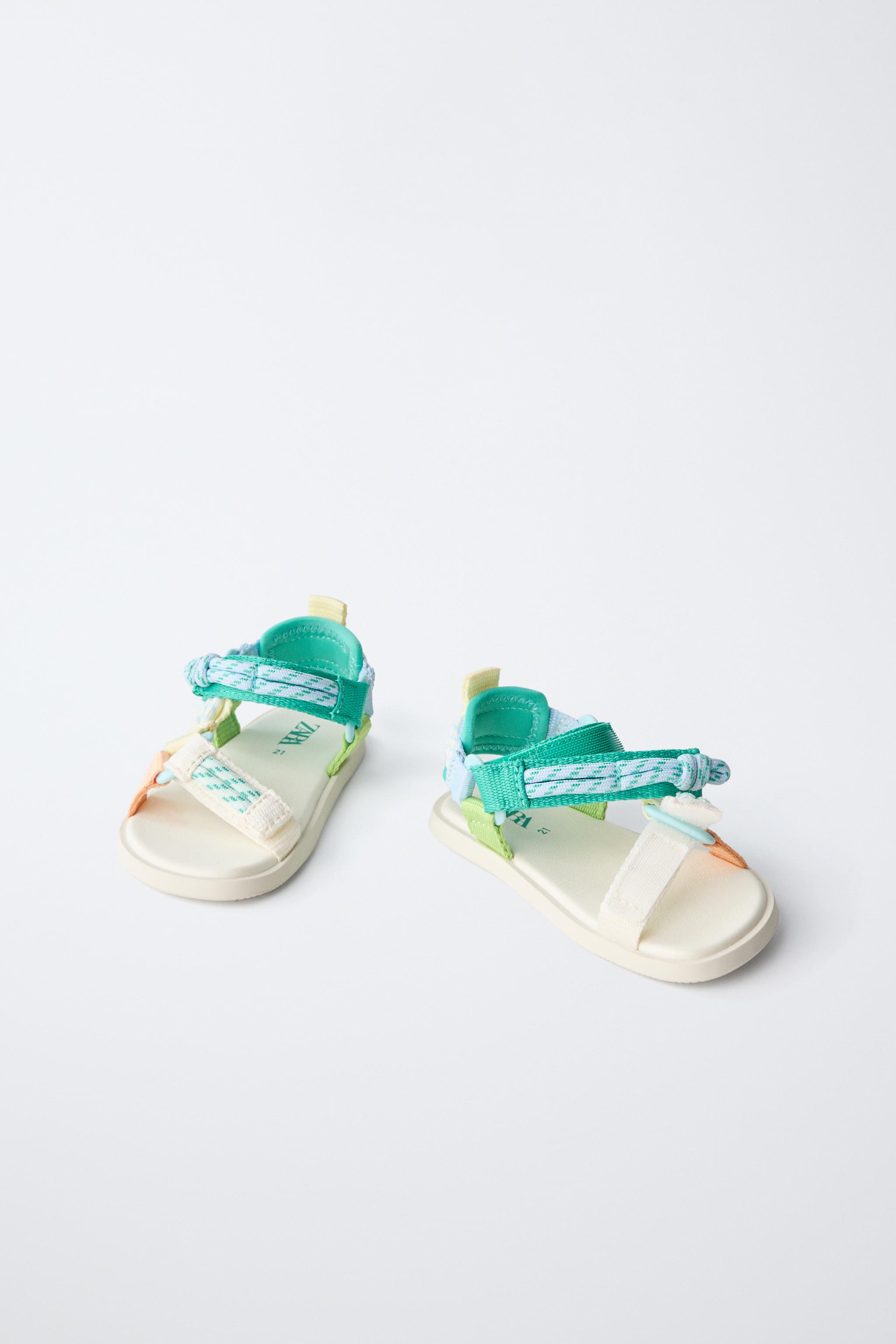 Детские сандалии Zara MULTICOLOR BAREFOOT TECHNICAL SANDALS — фото 5