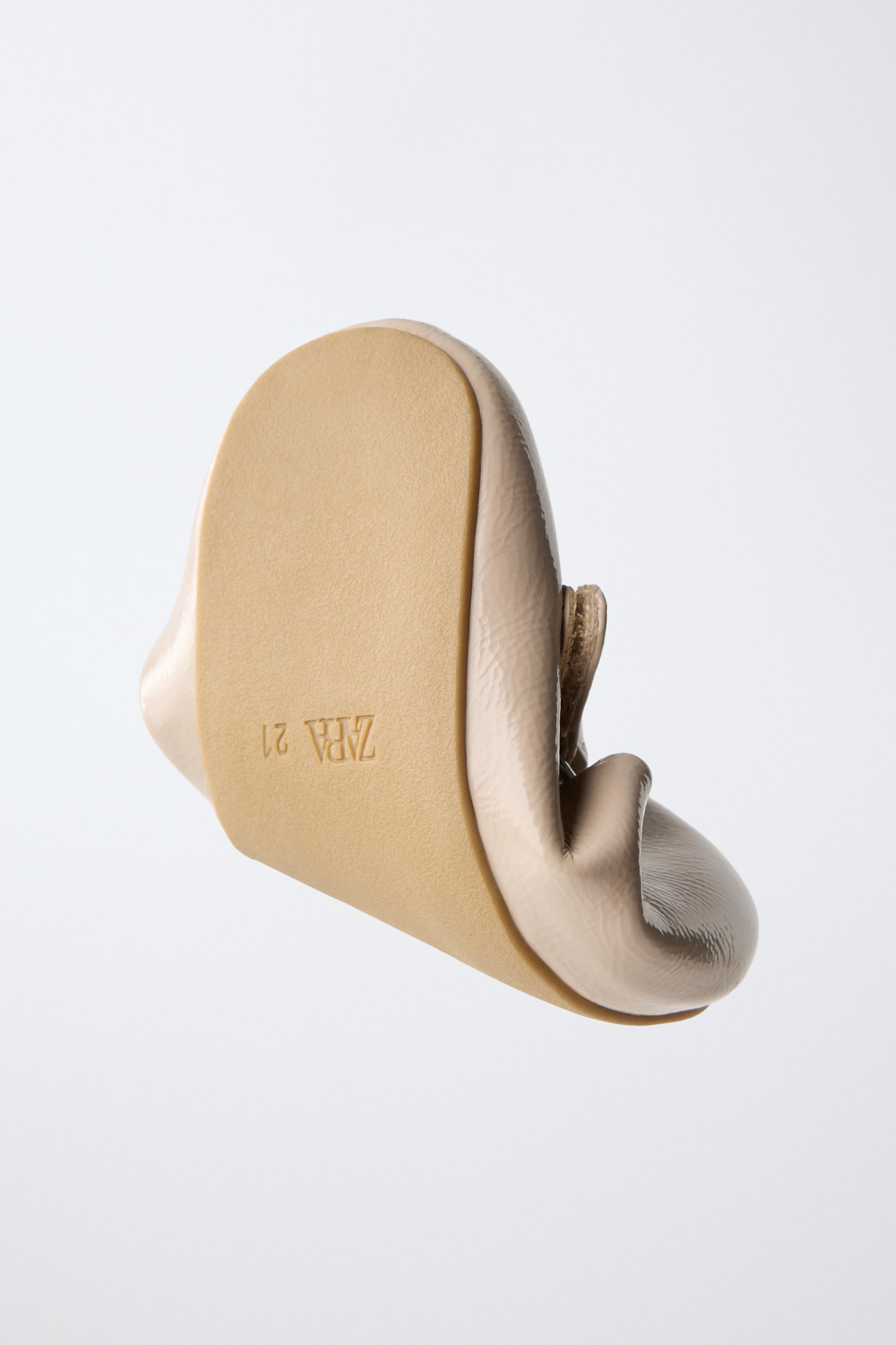 PATENT BAREFOOT BALLET FLATS