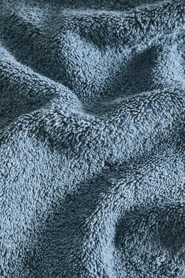 PACK OF COTTON HAND TOWELS (PACK OF 3) - Mid-blue by Zara