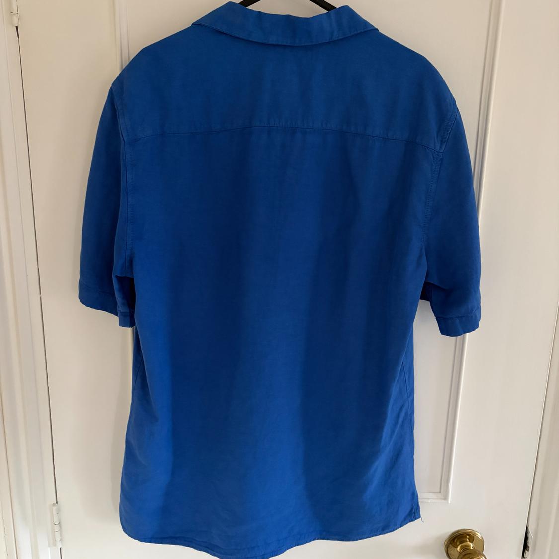 BLUE LYOCELL SHIRT - Image 2