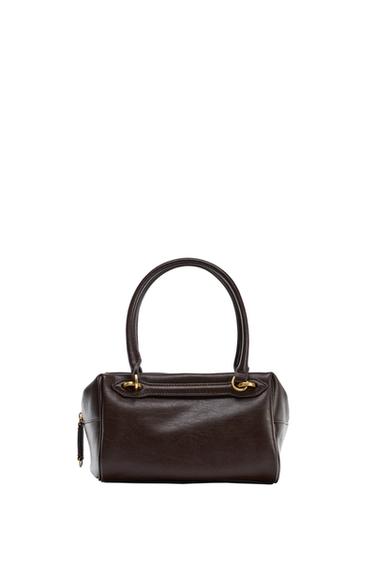 MINI BOWLING BAG - Brown by Zara