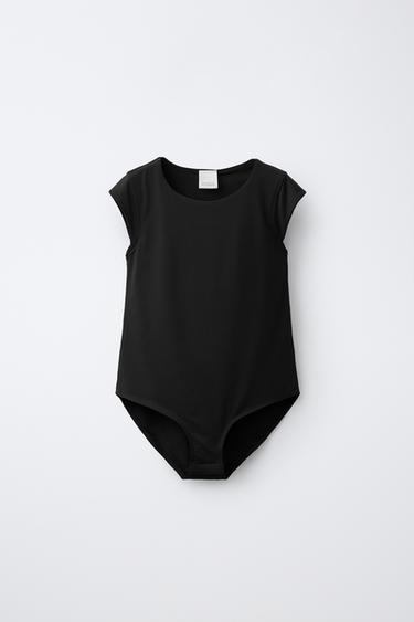 BODY DE POLIAMIDA - Preto da Zara