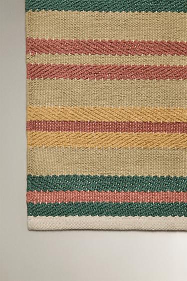 TAPIS RAYURES - Vert d'eau de Zara - Image 1