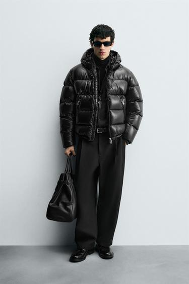DOUDOUNE 100 % PLUMES DÉPERLANTE - Noir de Zara - Image 0