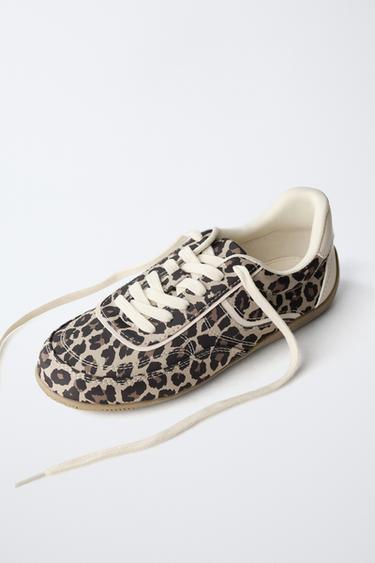 ANIMAL PRINT TRAINERS - Brown by Zara - Image 2