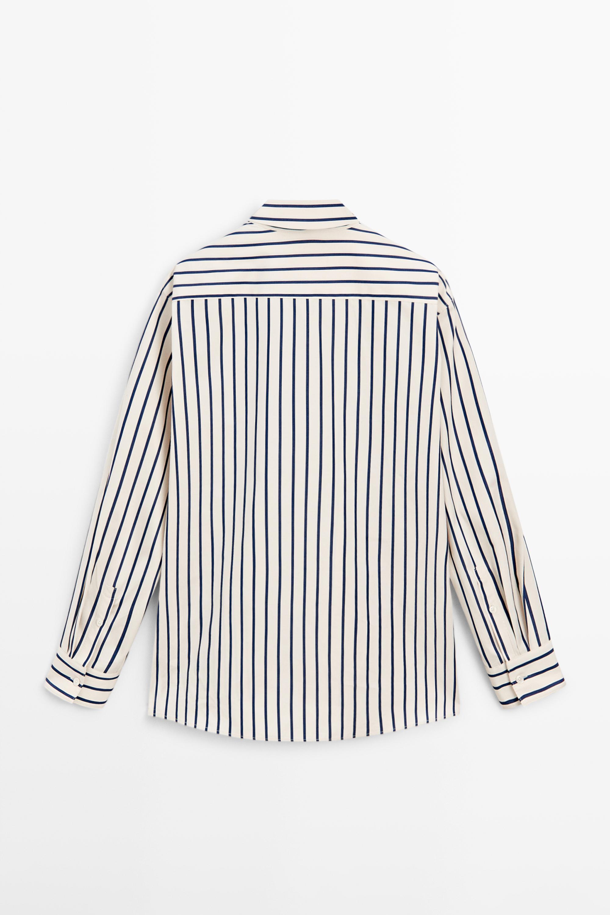 100% cotton striped shirt