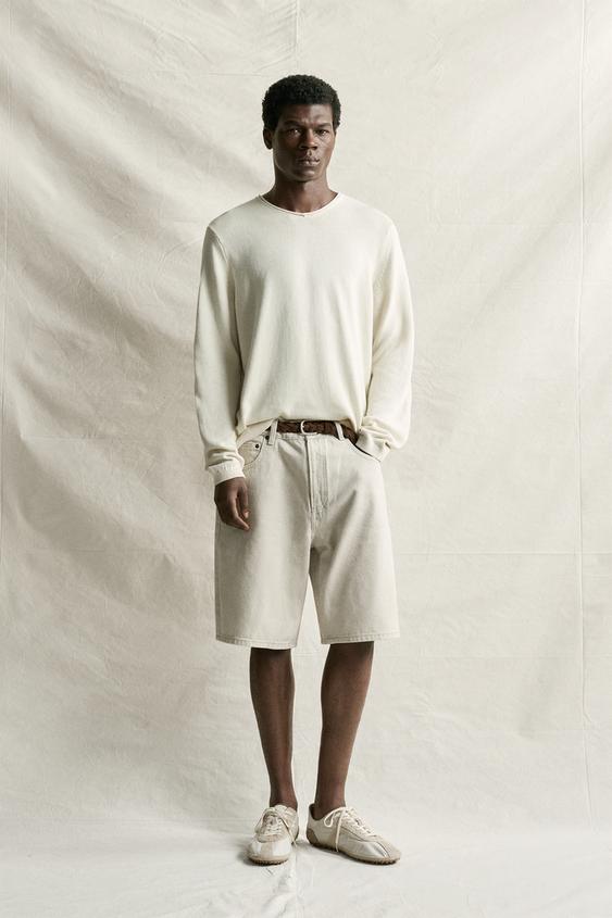 BERMUDA DENIM REGULAR FIT - Arena de Zara - Imagen 0