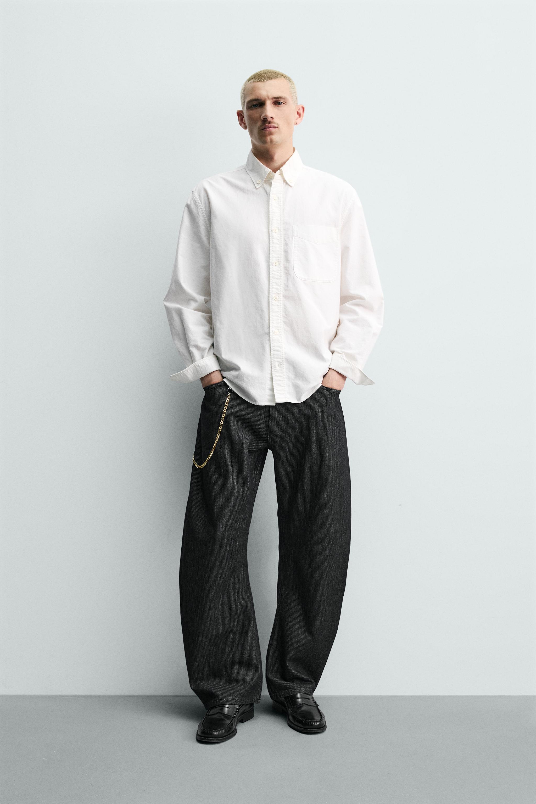 バレルフィットジーンズ - ブラック | ZARA Japan / 日本