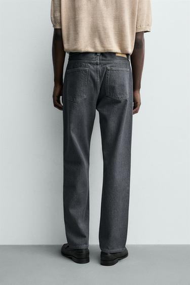 JEAN COUPE DROITE - Gris de Zara - Image 2
