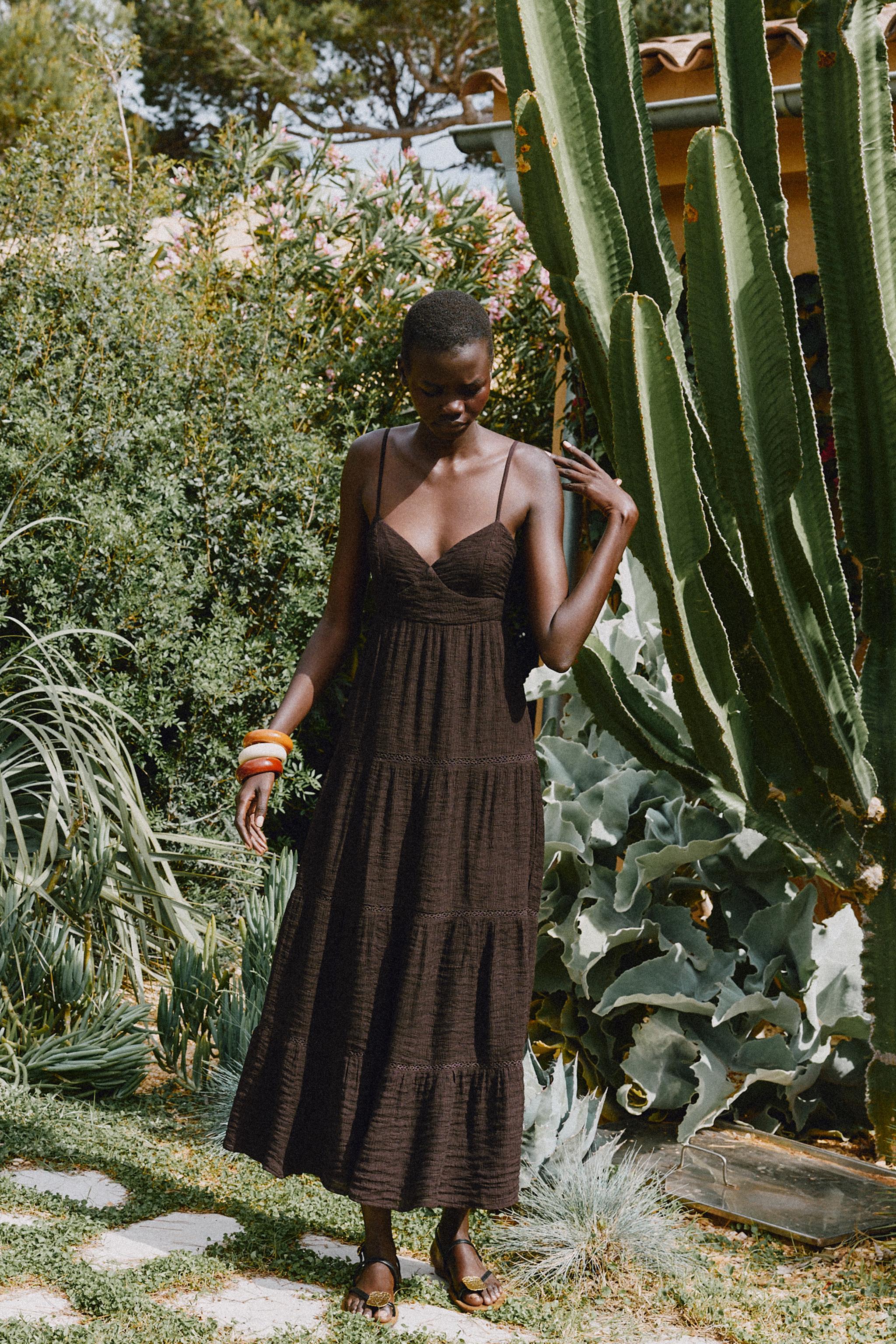 LONG STRAPPY DRESS