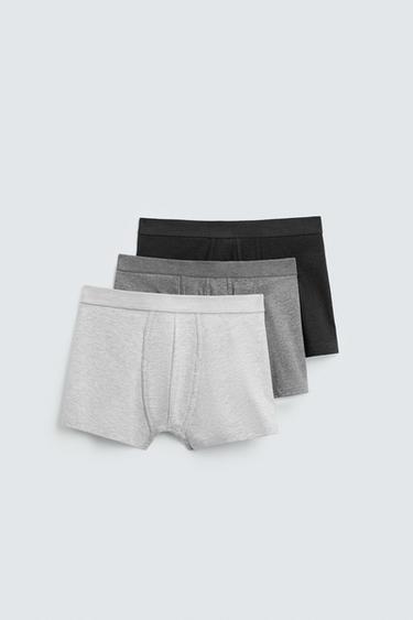 Zaras TREPACK KOMBINERADE BOXERKALSONGER - diverse