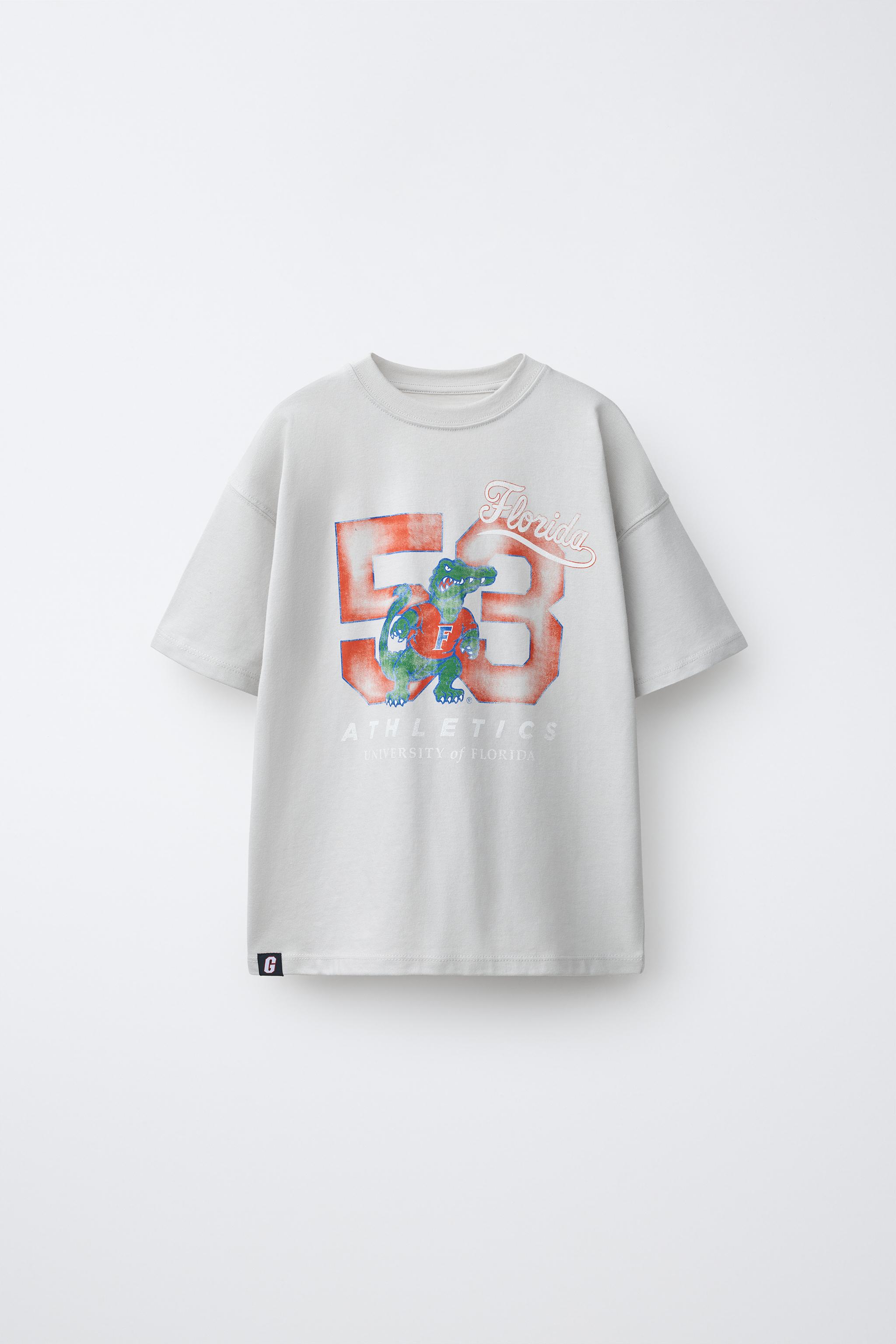 GATORS UNIVERSITY OF FLORIDA® PRINTED T-SHIRT — Ice (alternate view)