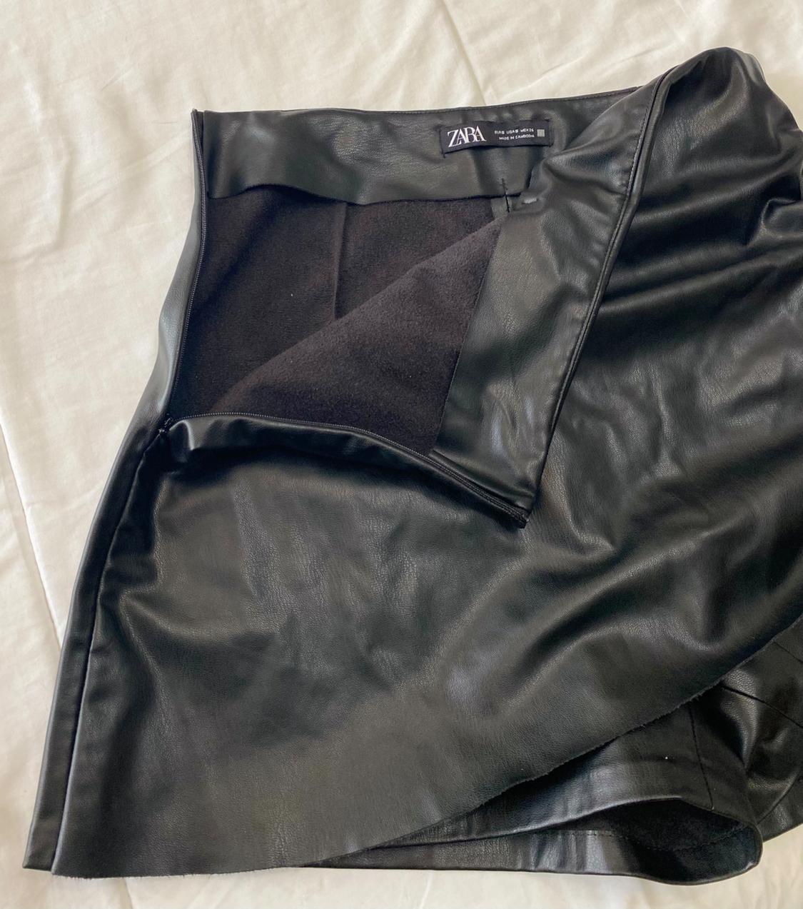 FAUX LEATHER SKORT - Image 4