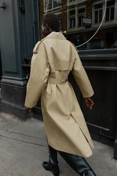 GARBADINE A CEINTURE - Beige de Zara - Image 2
