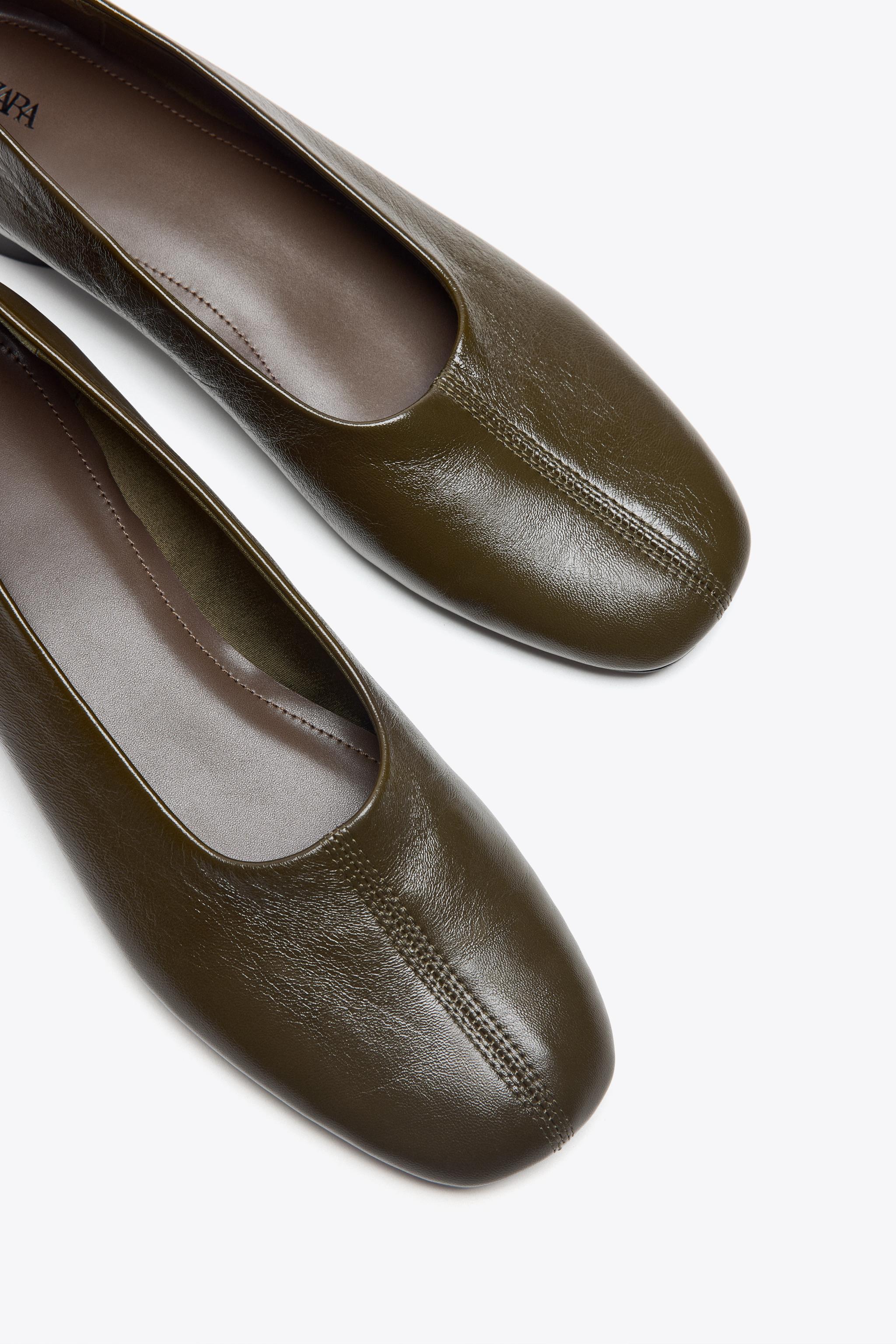 新品 ZARA 38 24.5 メタリッククロシェフラットシューズ/ED69 未使用 ZARA メタリッククロシェ フラットシューズ 38 24.5