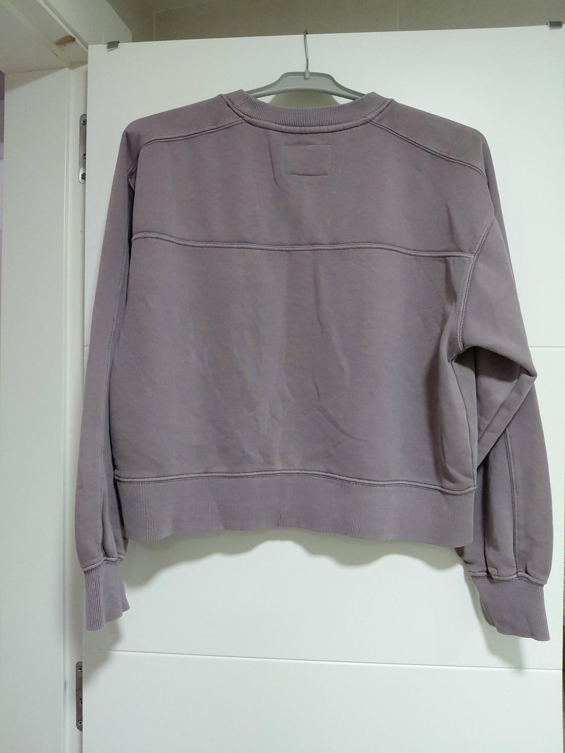 FADED-EFFECT TEXT SWEATSHIRT - Image 3