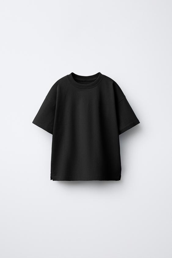 PLAYERA LISA - Negro de Zara - Imagen 0